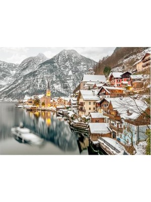 Mabelme Store Prime Blue Focus 1000 Parça Puzzle - Hallstatt