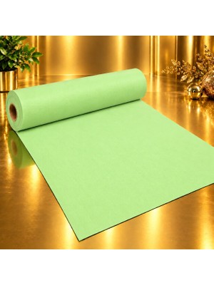 Kuzey Oyuncak Vıp 15 Metre Açık Yeşil Tela Kumaş Açık Yeşil Elyaf Kumaş Yılbaşı Süsleme Kumaşı 70 cm Genişliğinde