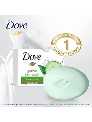 Mabelme Store Prime Dove Beauty Cream Bar Katı Güzellik Sabunu Fresh Nemlendirici Etkili, 90 G 3lü Paket