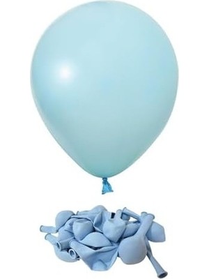 Mabelme Store Prime 18 Inç Makaron Mavi Büyük Boy Balon 45 cm