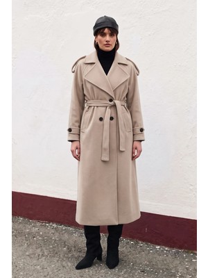 Sateen Uzun Kaban - Bej