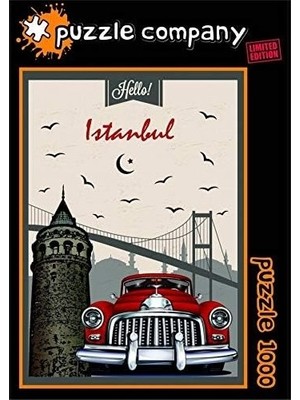 Mabelme Store Prime Hello Istanbul 1000 Parça Puzzle
