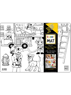 Funny Mat- Itfaiyeler - 33,5X48CM