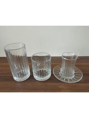 Mabelme Store Prime Su Bardağı Meşrubat Bardak ve Çay Takımı 24 Parça 1657275036481
