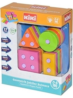 Mabelme Store Prime Kiki Geometrik Şekiller Bulmaca / 0-3 Yaş