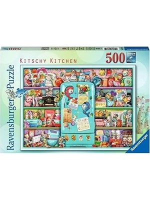 Mabelme Store Prime 500 Parça Puzzle Renkli Mutfak