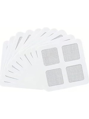Mabelme Store Prime Tek Kullanımlık Banyo Gideri Süzgeci ve Yapışkanlı Mutfak Evye Çöp Ayırıcı Seti 10 Adet