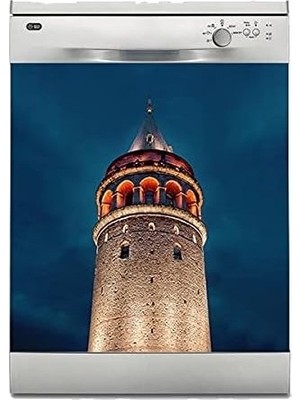 Mabelme Store Prime Bulaşık Makinesi Kaplama Beyaz Eşya Kaplama Galata Kulesi