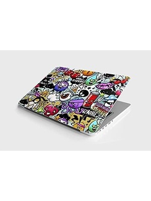 Mabelme Store Prime Laptop Notebook Pc Kaplama Etiketi Graffiti