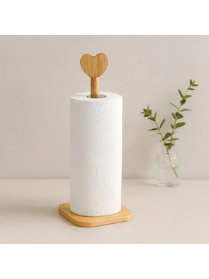 Aydogan's Bambu Kağıt Havluluk 12X12 cm Kalp Başlı Sap 28. 5 cm