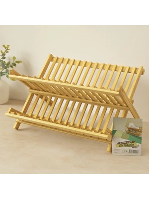 Aydogan's Bambu Tezgah Üstü Bulaşıklık ve Tabaklık 46X33 cm