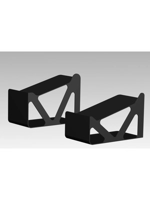 Mabelme Store 3D Baskı Çift Katlı Ayakkabı Rafı Ayakkabı Düzenleyici Istiflenebilir Ayakkabı Tutucu Siyah