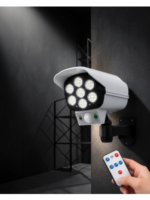 Mabelme Store Güneş Enerjili Güvenlik Lambası 77 LED 2400MAH