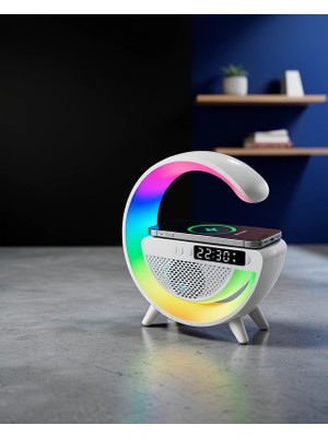 Mabelme Store Kablosuz Şarjlı LED Atmosfer Lambası 15W