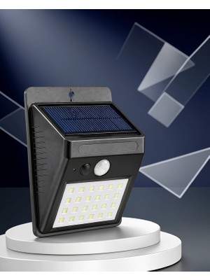 Mabelme Store 20 LED Güneş Enerjili Hareket Algılayıcı Bahçe Lambası