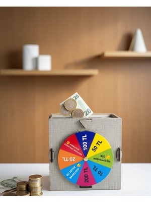 Mabelme Store Çarklı Kumbara 1 L