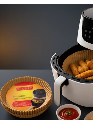 Mabelme Store Airfryer Kağıdı 100 Parça Tek Kullanımlık