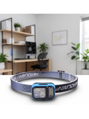 Mabelme Store LED Kafa Lambası 3 Renkli 53 Mod
