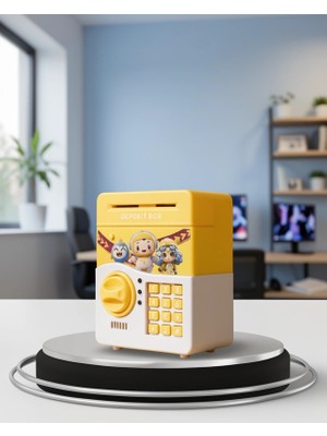 Mabelme Store Sarı Elektronik Şifreli Kumbara