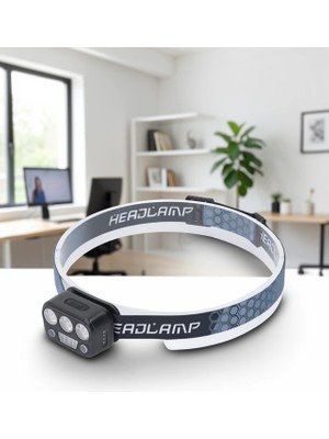 Mabelme Store USB Şarjlı LED Kafa Feneri