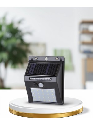Mabelme Store 20 LED Güneş Enerjili Hareket Sensörlü Duvar Lambası