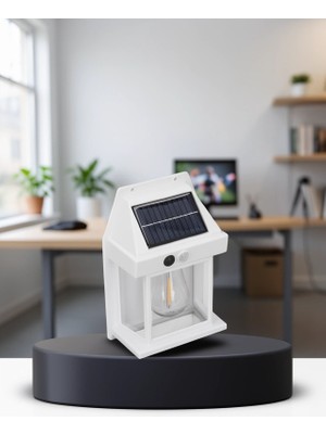 Mabelme Store Dış Mekan Lamba Solar Sensörlü 3 Işık Modlu