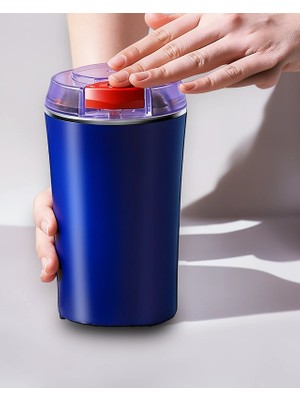 Mabelme Store Mini Elektrikli Öğütücü Makine 200 Watt Paslanmaz Çelik Bıçaklar