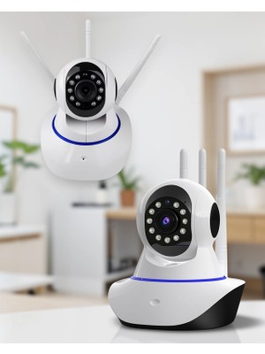 Mabelme Store Wifi Kamera 3.0mp 1080P 64 GB Sd Kart Desteği