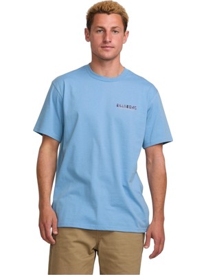 Billabong Twin Peaks Regular Ss Mavi Erkek Tshirt