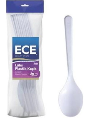 Nisa Plastik Kaşık 10 Lu (10 Adet) Koli