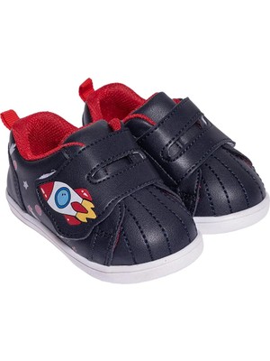 Babywalk Erkek Bebek Günlük Ayakkabı Cırt Bantlı