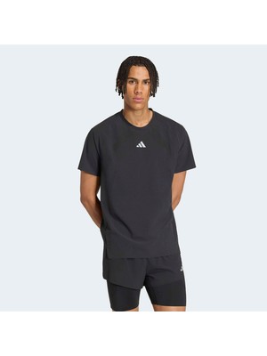 adidas ADI365 Aspyre Erkek Siyah Koşu T-shirt.-