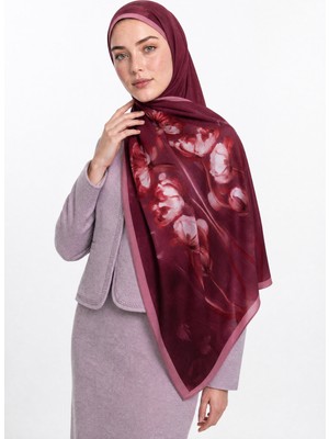 Mooncorn Flame Desen Hebei Ipek Şal