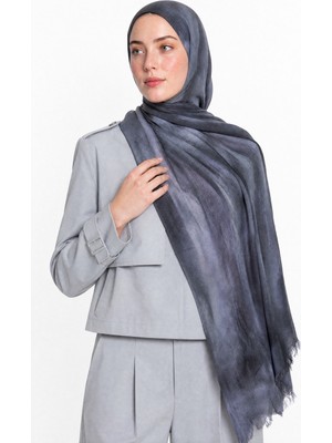 Mooncorn Moire Desen Modal Viskon Şal