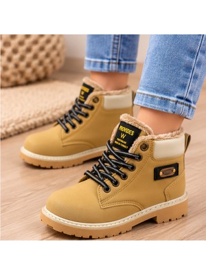 Bade Erkek Kız Çocuk Unisex Bağcıklı Su Geçirmez Bot