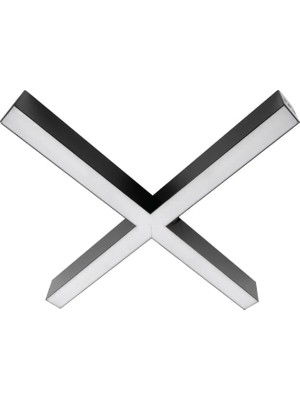 Ack Linear Armatür Arti (+) Tip Siyah 850X850MM  3000K 32W AL01-02341
