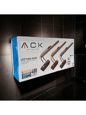 Ack 6W Saten 6500K LED Tablo Apligi AH10-00134