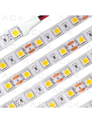 Ack Üç Çip 6500K 60LED 12V IP20 Yüksek Lümen Serit LED