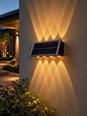 Cata CT-8010A CT-8010 20 Watt Kos Solar LED Aplik Dis Mekan Amber