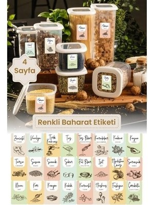 Sasta Baharatlık Etiketi