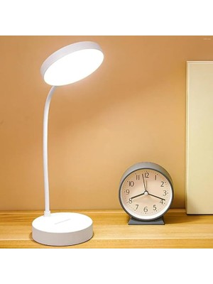Wlue Şarjlı Dokunmatik 20 LED Masa Lambası Çalışma Işığı 3 Renk Tonu Dimmer Ayarlı
