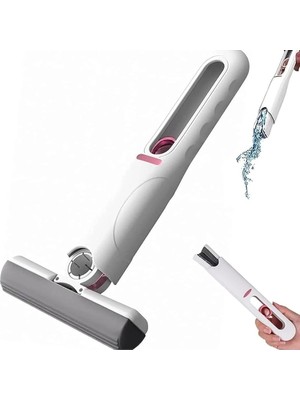 Mini Mop Taşınabilir Kendinden Sıkmalı Mini Temizlik Paspası Masa Üstü Banyo Araba Için,