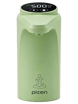 Şarjlı Otomatik Damacana Su Pompası Tds Ölçer 250ML 500ML 1l 2l Ölçü Özellikli Yeşil