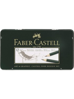 Castell 9000 Design Pencil FC119064 12'li Paket