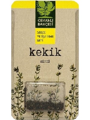Sasta Sebze Yetiştirme Kiti - Kekik