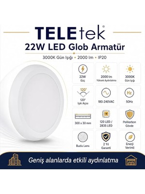3000K Ip 20 LED Glob