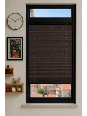 Izmir Serisi Desenli Plise Perde - Katlanır Cam Balkon Perdesi - Ofis Perdesi - Mutfak Perdesi - Salon Perdesi
