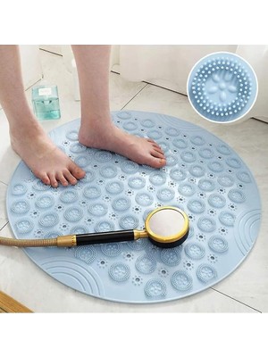 Vantuzlu Masajlı Banyo Duş Kaydırmaz Paspas Duşakabin Paspası. Ayak Kaydırmaz Masaj Yapar Yuvarlak Vantuzlu Pas Pas