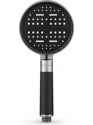 Multi 6 Fonksiyonlu Spa Etkili Filtreli Duş Başlığı Yüksek Basınçlı Su Tasarruflu Klor ve Kireç Önleyici El Duşu, Handshower (Siyah Filtreli)