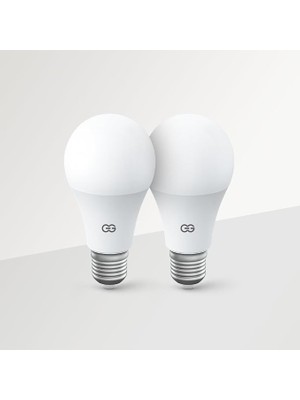 2'li LED Ampul 12W Gün Işığı E27 (4000K 1155 Lümen 2 Adet)